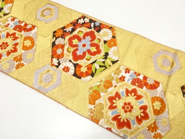 Japanese Kimono / Antique / Fukuro Obi Silk
